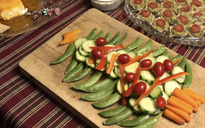 Easy and festive Christmas crudite platter